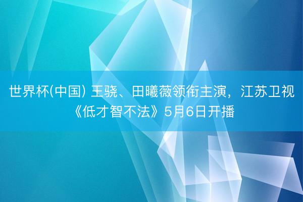 世界杯(中国) 王骁、田曦薇领衔主演，江苏卫视《低才智不法》5月6日开播