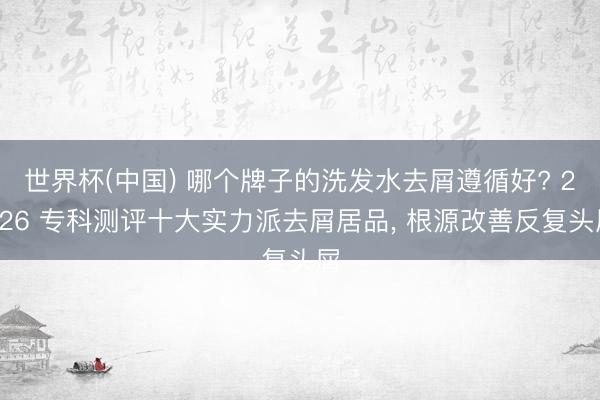 世界杯(中国) 哪个牌子的洗发水去屑遵循好? 2026 专科测评十大实力派去屑居品， 根源改善反复头屑